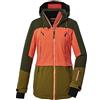 Killtec Ksw 91 Wmn - Giacca da sci da donna, con cappuccio rimovibile e paraneve