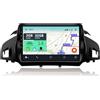 YUNTX Android 14 2 Din Autoradio per Ford Kuga Escape C-max(2013-2017)-9 pollice Touch Screen-Gratuiti Camera-Support DAB/Bluetooth 5.0/CarPlay/WiFi/Controllo del volante/Mirror-Link/WiFi/USB/4G