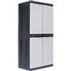 vidaXL PLASTMECCANICA Mobile Armadio in Resina Bios Mega Warm Gray 3 Ripiani 89 x 54 x 190 cm