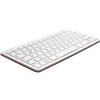 Raspberry PiÂ Raspberry Pi® Tastiera USB Inglese USA, QWERTY Bianco, Rosso Hub USB