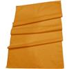 BSSTORE Telo Mare in Microfibra 90 x 170 Tinta Unita per Spiaggia, Piscina, Viaggio e Lettino Prendisole Con Sacchetto Portatelo Incluso (Arancione)