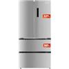 EVVO Frigorifero Francese F80 (Inox, Senza dispenser d'acqua)