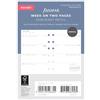Filofax Calendario Miniimal Week to view Diary Refill Pack Pocket 2026