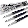 Pentel 4 x Pentel EnerGel 0.7 mm refill metal tip LR7 - EnerGel XM, BL77/BL57/BL37 - nero