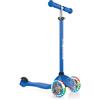 Globber - PRIMO LIGHTS - Monopattino illuminato a 3 ruote per bambini dai 3 ai 7 anni + , Blu Marino