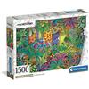 Clementoni - Puzzle 1500 Pezzi per Adulti e Ragazzi, Tema Fumetti Mordillo, Illustrazione The Painter, con Poster Incluso, Compact Box, Idea Regalo Uomo e Donna, Made in Italy, 84,5x59,5 cm, 31737