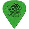 Jim Dunlop Dunlop Tortex Sharp 088 Verde (12 Pezzi)