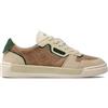 GUESS STRAVE Vintage CARRYOVER, Sneaker Uomo, Beige Brown, 43 EU