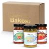 Bakoki Set Kimchi 3×300 g - Hot (Gochugaru) · Hot Vegan · Mild (Baek alla curcuma) - fermentato tradizionalmente, probiotico, include variante vegana, senza additivi artificiali - Confezione da 3