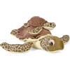 Wild Republic Mom And Baby Tartaruga Marina Verde, Peluche Animali, Peluche Mamma E Cucciolo, Regalo Per Bambini, Imbottitura Realizzata Partendo Da Bottiglie Riciclate, 38 cm