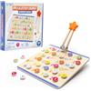 Educational Insights Learning Resources Puzzle In Legno ABC Suoni Lettere Multicolore, 26 Gettoni Bifacciali Minuscole E Illustrazioni, Alfabeto Maiuscole, Gioco Montessori Fonetica Abilità Motorie Prescolare Età 3+