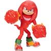 Sonic 3 Movie - Action Figure di Fire Fist Knuckles 13 cm, Personaggio Articolato, Ispirato al Film di Sonic 3, Ottimo per Collezionisti e Appassionati
