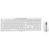 CHERRY STREAM RECHARGE - Desktop set - Wireless - AZERTY - Pale Gray