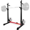 Yes4All Multifunzione Rack da Squat Regolabile in Altezza, Supporto per Bilanciere Porta Manubri con capacità massima di 250 KG