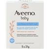 JOHNSON & JOHNSON SpA Aveeno Baby Bustine con Polvere da Bagno all'Avena per Pelli Secche e Sensibili