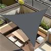 Amazon Brand - Umi UMI Vela Ombreggiante Impermeabile 4x4x4m Triangolare Tenda a Vela Protezione Raggi UV 95% Tenda Parasole per Esterno Giardino Terrazzo - Antracite