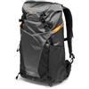 Lowepro PhotoSport BP 24L AW III, Zaino Fotografico da Hiking con Accesso Laterale, Inserto per Fotocamera Mirrorless Rimovibile, Sistema di Cinghie per Accessori, Grigio, Compatibile con Sony α7