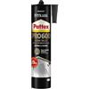 Pattex PRO 600, Colla di Montaggio, Colla forte per interni e esterni, Adesivo sigillante resistente ad acqua e raggi UV, bianco, 1x440g