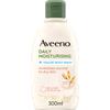 JOHNSON & JOHNSON SpA Aveeno Daily Moisturising Bagno Doccia allo Yogurt con Miele e Albicocca, 300ml - Idratazione e Profumo Avvolgente