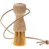 Erbecedario Spazzola viso setole naturali per Dry Brush, Legno di faggio e Setole Naturali Palmito, Spazzola Scrub viso elimina le impurità e stimola la Microcircolazione, Esfoliante viso per pelle più Liscia