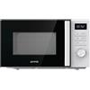 Gorenje MO20A3WH - Forno a microonde, 20 l, 800 W, AquaClean, menu auto, controllo touch, display LED, funzione scongelamento, 5 livelli di potenza/sicurezza per bambini, bianco