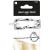 Jean-Louis David Jean Louis David - Fermaglio per capelli, colore casuale oro o argento, accessorio alla moda