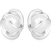 QUADRI - Orecchini Perle Donna - idea regalo Donna Compleanno - Orecchini Argento 925 con Perle Bianche Coltivate d'Acqua Dolce - Confezione Regalo Inclusa