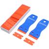 FOSHIO 2 PCS Raschietti in plastica con 100 Lame in raschietto inplastica, Raschietto plasticadura, Rimozione Adesivo inplastica