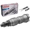 Fortum Rivettatrice per avvitatrice a batteria e trapano I Rivettatrice per ribattini ciechi in alluminio, acciaio e acciaio inox I Rivettatrice per rivetti ciechi 2,4-4,8 mm I Adattatore