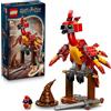 LEGO Harry Potter Fanny: la Fenice di Albus Silente Giocattolo - Set Play & Display con Figura di Uccello - con Cappello Parlante e Spada di Grifondoro - Regalo per Bambine e Bambini da 8 Anni - 76448