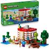 LEGO Minecraft Casa nella Giungla Esplosiva - Giocattolo Interattivo con Modello di Barca, Figure di Steve, Creeper e Zombie, Funzione TNT - Regalo per Gamer, Bambini e Bambine da 8 Anni in su - 21275