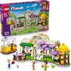 LEGO Friends Caffè delle Piante e Negozio di Fiori - Giocattolo con 4 Mini Bamboline, Gatto Domestico, Tram, Accessori da Cucina come Pasticcini, Tazze e Teiera - Regalo per Bambine da 9 Anni - 42671