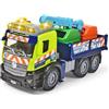 Dickie Toys Dickie City Mercedes Actros Action Truck Camion Ecologia 26 cm a Frizione, Parti apribili, Luci & Suoni, + 3 Anni, 203745015
