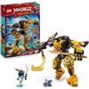 LEGO NINJAGO Battle Mech Spinjitzu di Arin - Action Figure Snodabile con Parti Scambiabili, Drago Giocattolo Baby Riyu e 2 Minifigure - Regalo per Bambini da 7 Anni Fan di La Rivolta dei Draghi 71839