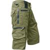 CUTeFiorino Pantaloni cargo da uomo, corti, estivi, a 3/4, sportivi, lunghezza al ginocchio, in cotone elasticizzato, per il tempo libero, con tasche con cerniera, pantaloni mimetici, beige, chino,