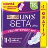 Lines seta ultra assorbenti lungo ali cp 11+1 pezzi - LINES - 985649223