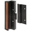 Prime-Line Products C 1073 Set Maniglia Porta Scorrevole, Alluminio Nero, Confezione da 1