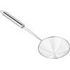 FUSONGQINTANG Schiumarola Metallica Colino a Ragno in Acciaio Inox Scolapasta con Manico per Cucinare in Cucina Grigliare Cuocere a Vapore e Scolare(11.5 cm)