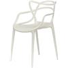 Kartell, Sedia Masters, Colore: Bianco