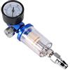 Yosoo Health Gear Set di Pistola a Spruzzo per Auto, Manometro del Regolatore dell'aria della Pistola Pneumatica a Spruzzo e Separatore del Filtro della Trappola(Regolatore di Pressione + Filtro + Connettore)