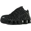 NIKE Shox TL, Sneaker Uomo, Black/Black-Mtlc Hematite-Max Orange, 42.5 EU