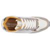Kappa Geena Low Cut RETRORUN | Woman | Size 39 | White/Yellow Gold, Sneaker Donna, EU