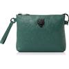 PLEIN SPORT Clutch Minneapolis, Handbag Unisex-Adulto, Verde