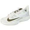 NIKE NikeCourt Vapor Lite, Sneaker Donna, Sail/Medium Olive-Light Bone, 38 EU