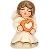 THUN - Angelo sonnellino - Amore- ceramica - Collezione Angeli - 4.3 x 3.8 x 7.1 cm