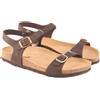 BIOLINE, 218 INGRASSATO, Sandali Pelle Moda Casual (TESTA DI MORO, Sistema Taglie Calzature EU, Adulto, Numero, Media, 36)