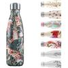 Chilly's Borraccia Acciaio Inox ed Riutilizzabile - Ermetica, Non Traspirante - Leopard 2-500ml
