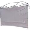 NINAT Pareti Laterali Pannello Laterale 3 x 3 m Pareti per Padiglione da Giardino Tenda di Ricezione Gazebo Gazebo Campeggio Proteggere dalla Pioggia Vento Sole - 1 Grigio Pareti Laterali