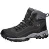 Lico, Milan, Scarpe da Arrampicata Alta, Uomo, Nero Schwarz Grau Rot Schwarz Grau Rot, 39 EU