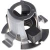 Restagraf Dado Gabbia in Metallo in Blister per Veicoli Renault, M8-1.25, Set di 4